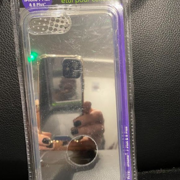 Mirrored Cell Phone Case for iPhone 7 Plus & 8 Plus - Picture 1 of 4